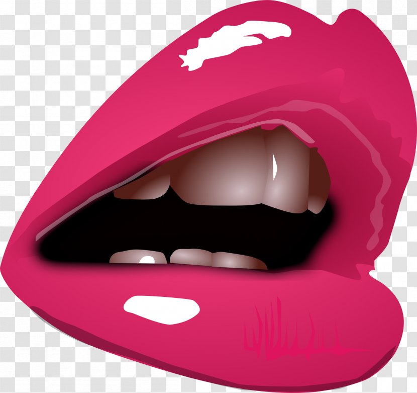 Lip Mouth Clip Art - Scalable Vector Graphics - Big Lips Cliparts Transparent PNG