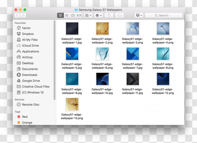 Computer Program MacOS Directory Finder - Galaxy S7 Transparent PNG