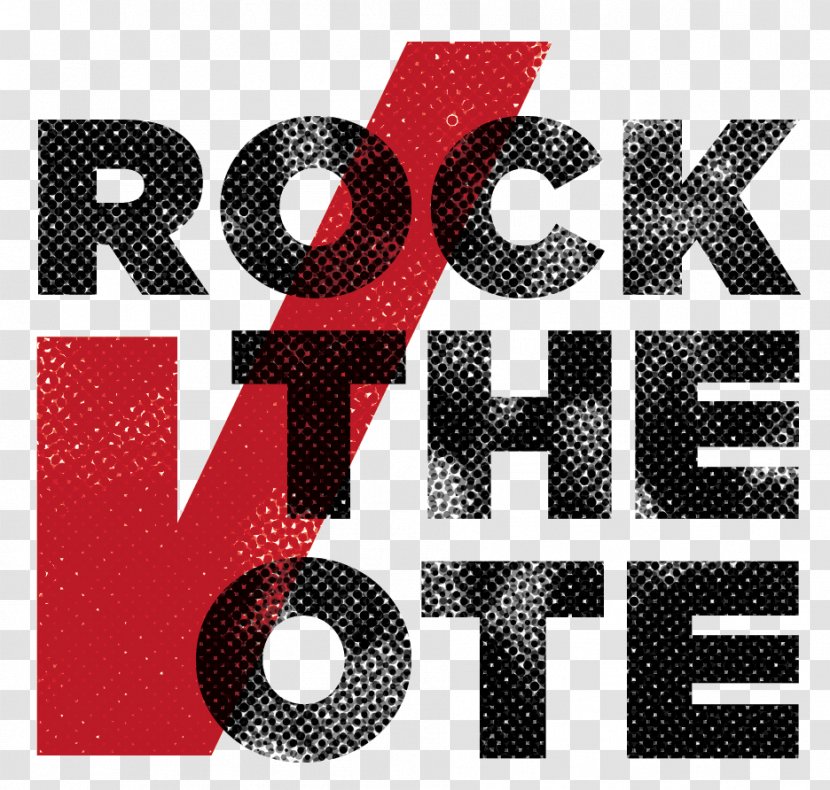 Rock The Vote Voting United States Of America Logo Font Transparent PNG