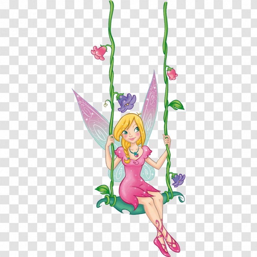Child Fairy Poetry Sticker Nursery Rhyme - Flower Transparent PNG