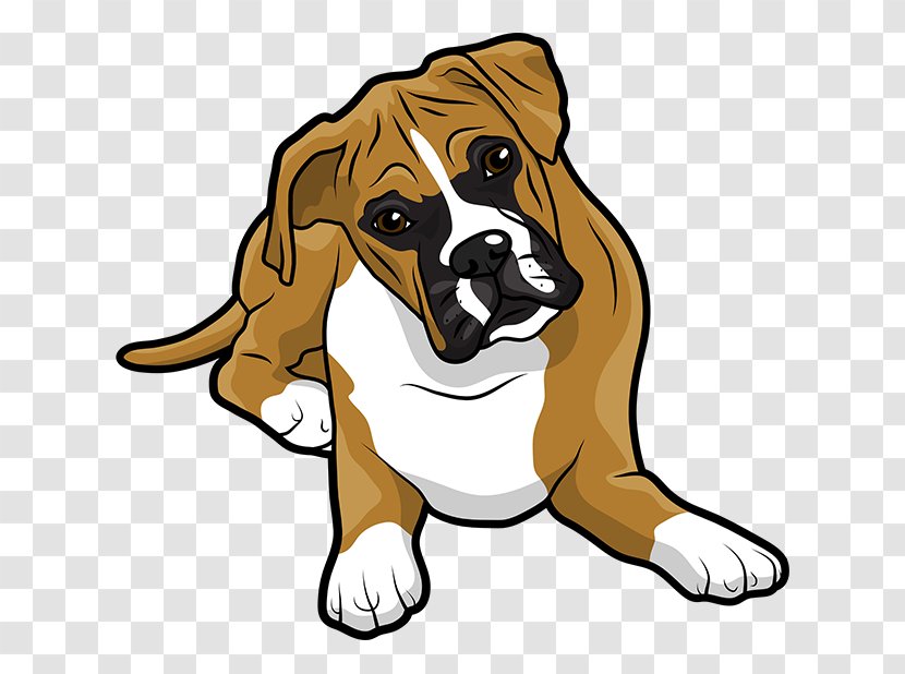 Boxer Puppy Pet Clip Art - Vertebrate Transparent PNG