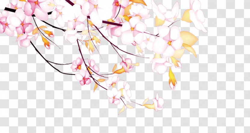 The Peach Blossom Spring Download - Poster Design Elements Transparent PNG