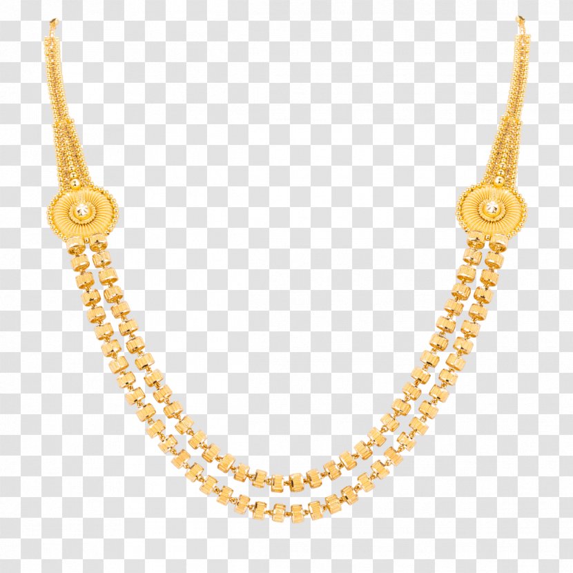 Gold Chain Necklace Clip Art - Body Jewelry - Jewellery Transparent PNG
