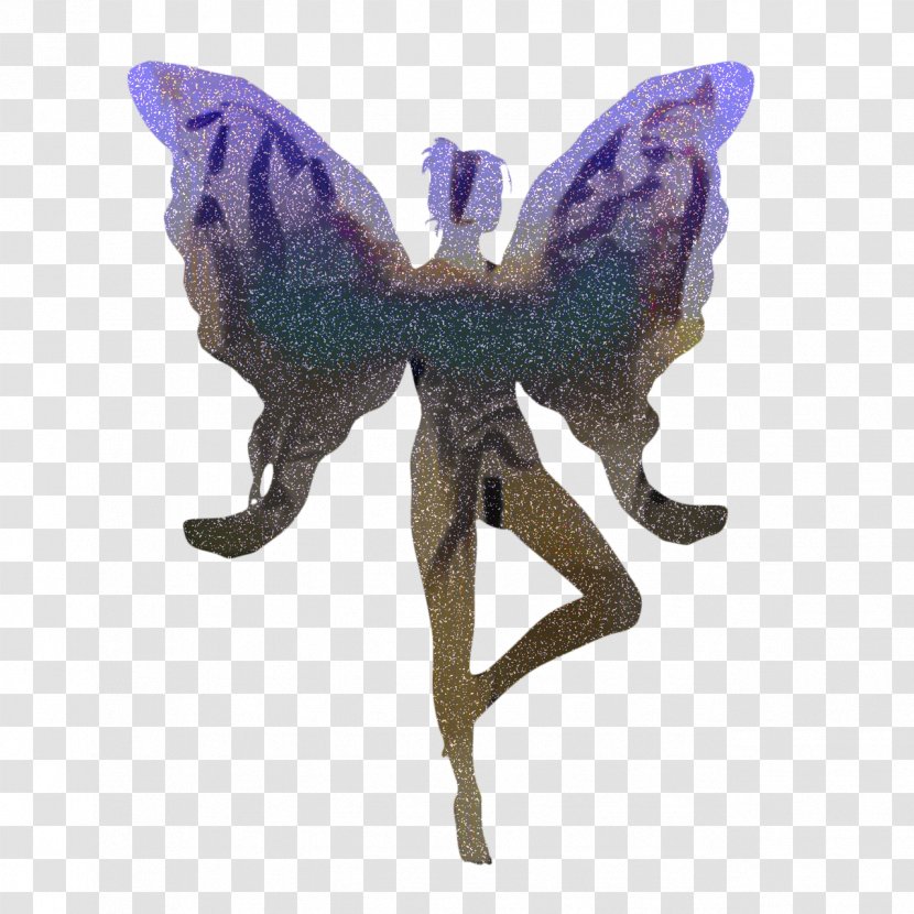 Butterfly Silhouette - Iris Metal Transparent PNG