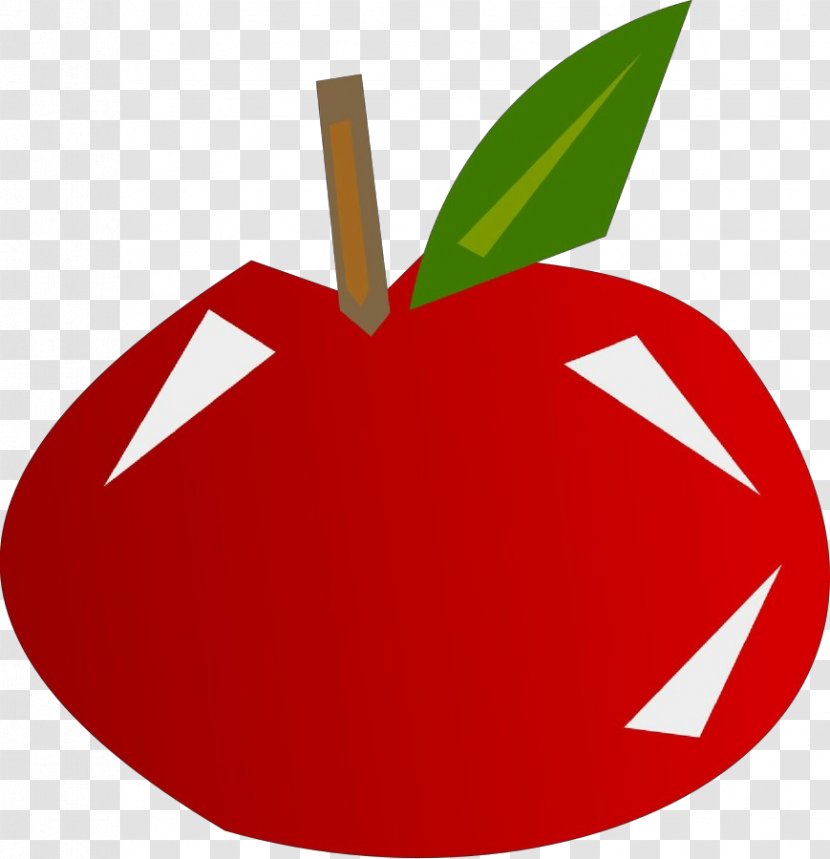 Red Fruit Clip Art Apple Leaf - Food Tree Transparent PNG