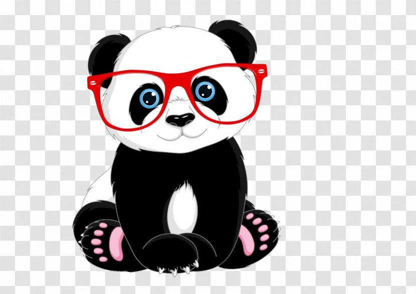 Giant Panda Cartoon Illustration - Frame - Cute Transparent PNG