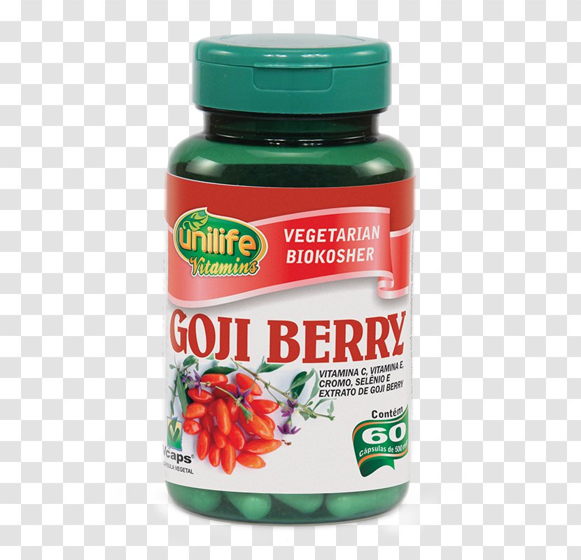 Goji Capsule Berry Food Unilife Vitamins Indústria Nutracêutica, Produtos Naturais E Fitoterápicos. - Fruit Transparent PNG