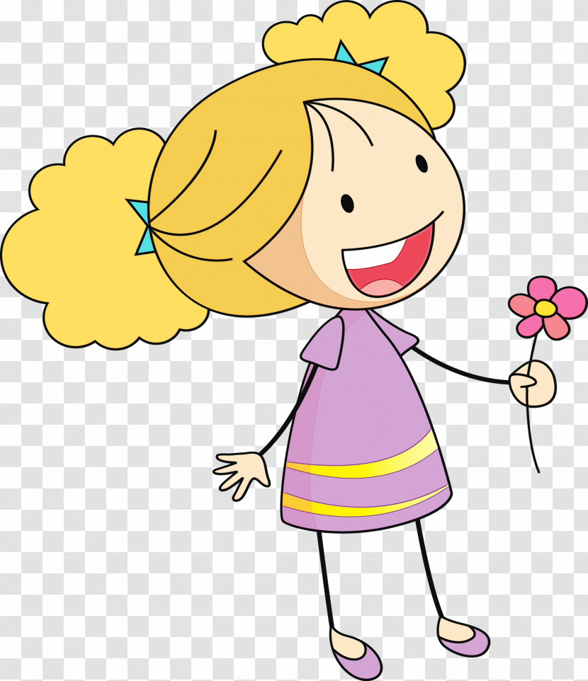 Cartoon Character Yellow Area Meter Transparent PNG