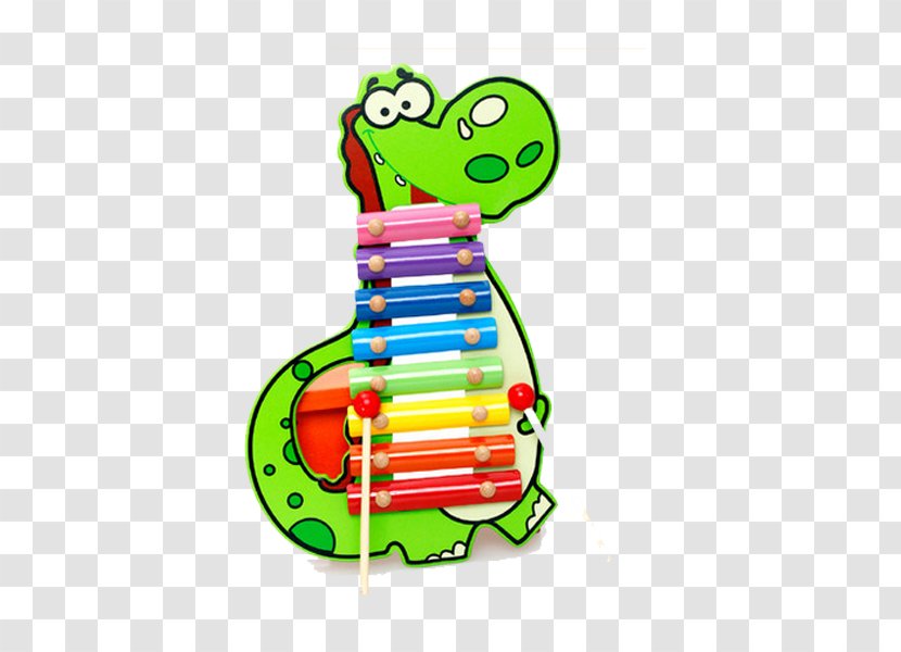 Xylophone Musical Instrument Harp - Flower - Dinosaur Transparent PNG