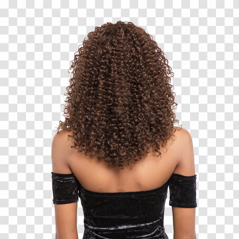 Wig Hair Length Lace - Jheri Curl - Afro Transparent PNG