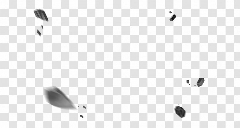 Line Black And White Angle Point - Blur With Gravel Transparent PNG