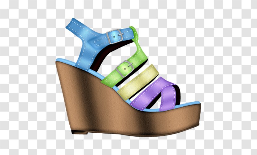 Shoe Sandal High-heeled Footwear Wedge - A Sandals Transparent PNG