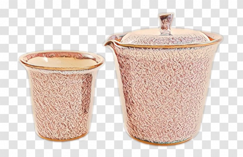 Pink Flowerpot Tableware Beige Drinkware - Ceramic Transparent PNG