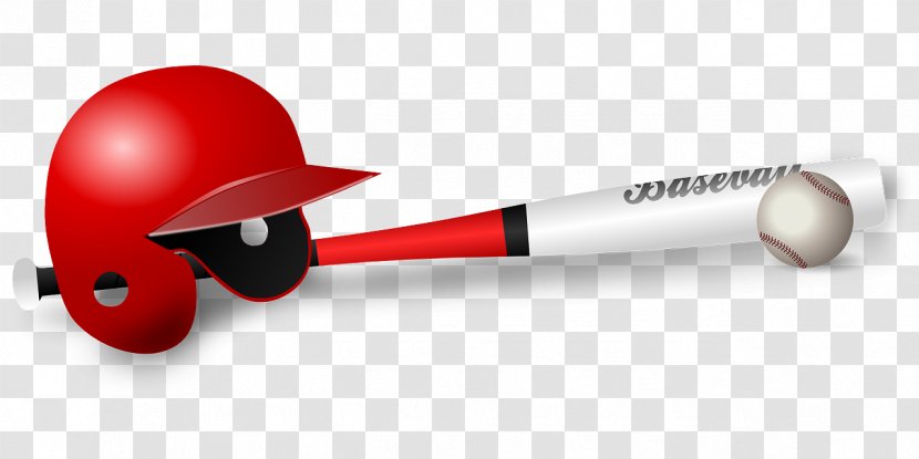 Baseball Bat Tee-ball Clip Art - Red - Protective Gear Transparent PNG