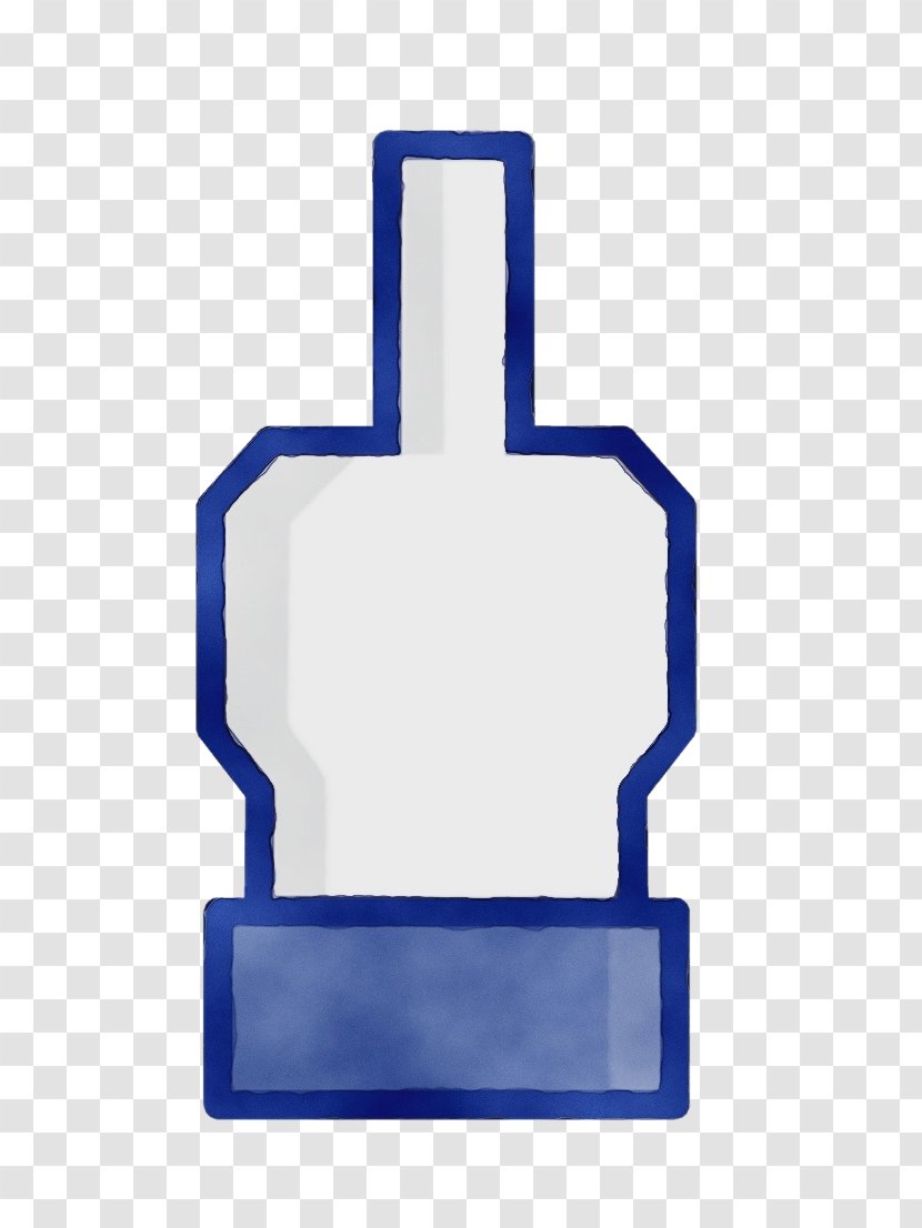 Jesus Cartoon - Blue - Thumb Finger Transparent PNG