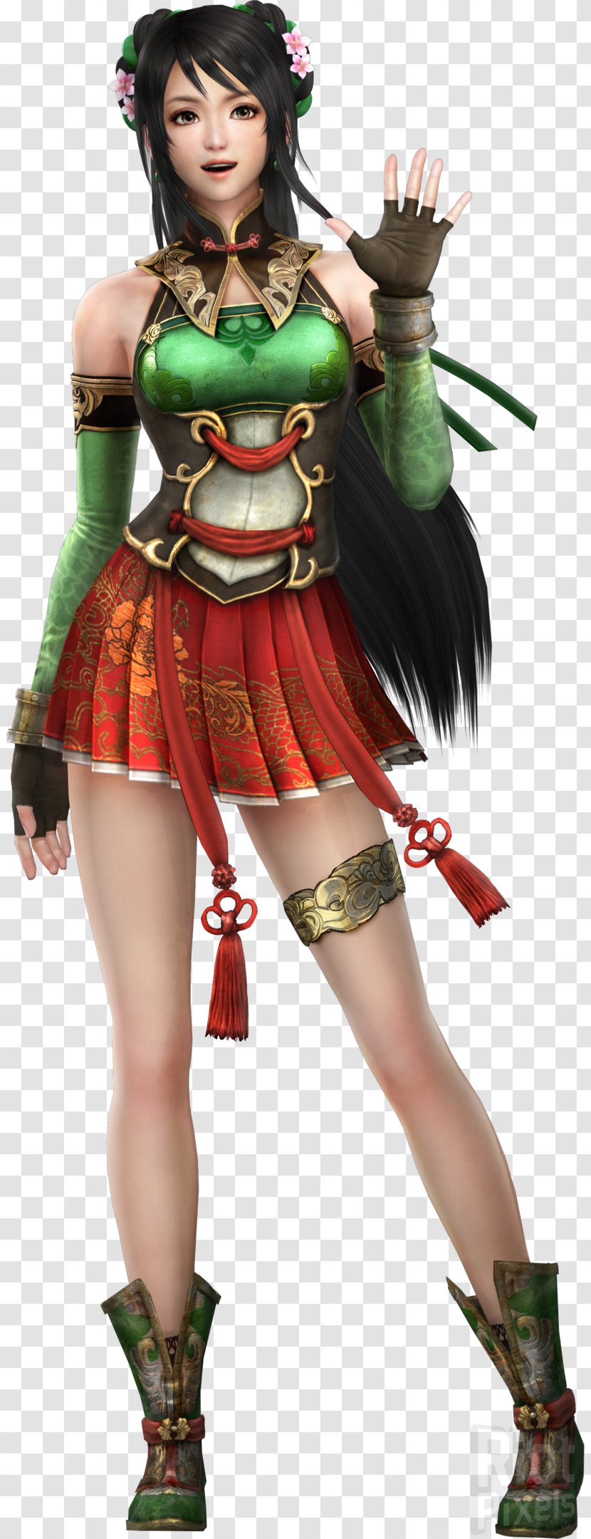 Lady Guan Dynasty Warriors 8 7 9 Diaochan - Two Qiaos Transparent PNG
