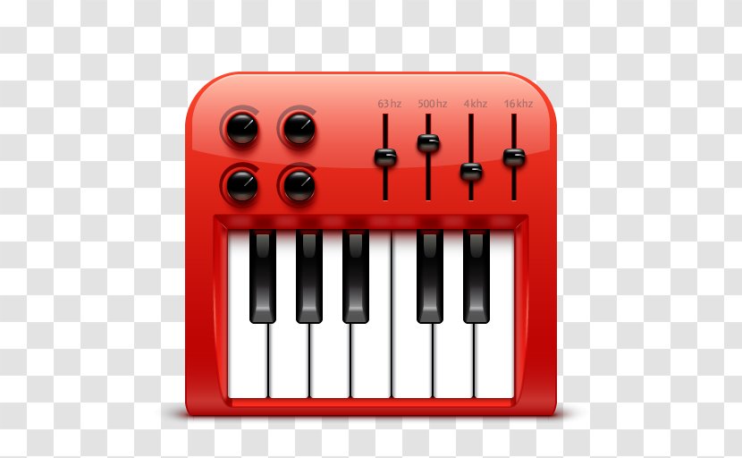 Digital Piano Nord Electro Musical Keyboard Electronic MIDI - Midi - Red Soda Transparent PNG