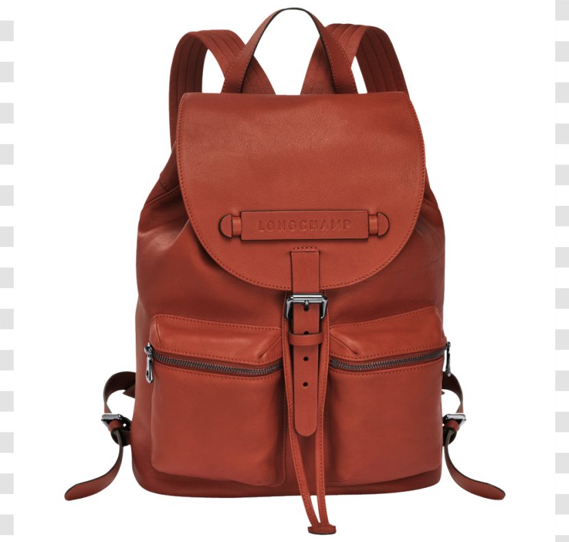 Handbag Longchamp 'Le Pliage' Backpack - Orange - Bag Transparent PNG