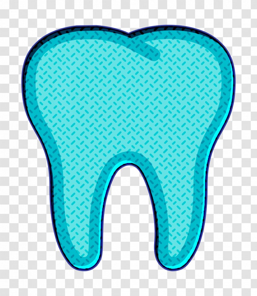 Medical Icon - Tooth - Turquoise Transparent PNG