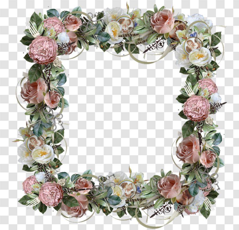 Floral Design Picture Frames Wreath Molding - Frame - Flower Transparent PNG