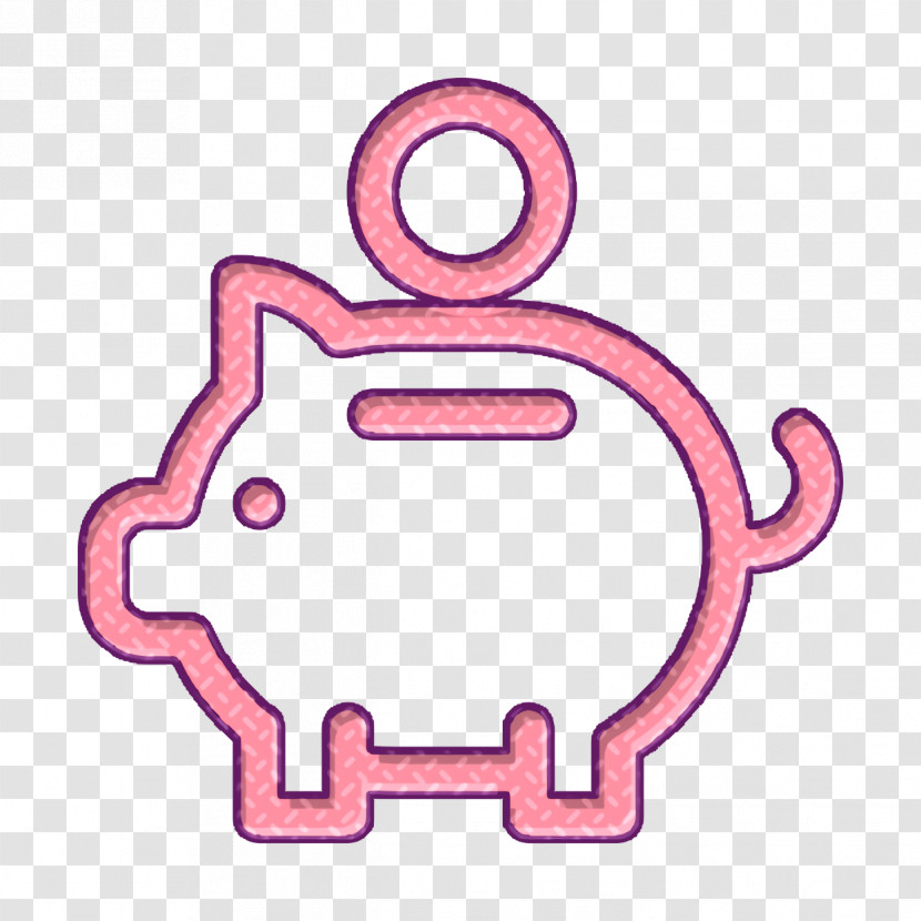 Shopping Center Icon Pig Icon Piggybank Icon Transparent PNG