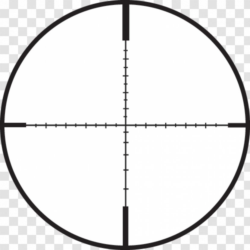 Milliradian Telescopic Sight Absehen Long Range Shooting Circle - Flower - Half Off Transparent PNG