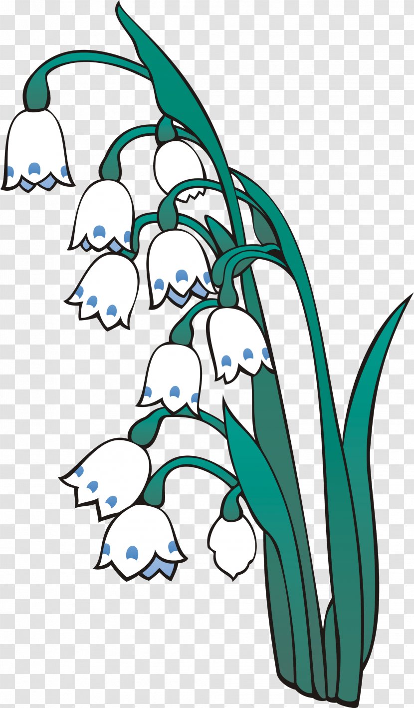 Lily Of The Valley Floral Emblem Kurkino District Embroidery Orchids - Hand Painted Simple Flowers Transparent PNG