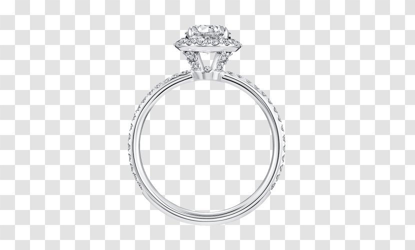 Engagement Ring Jewellery Moissanite Brilliant - Body Jewelry Transparent PNG