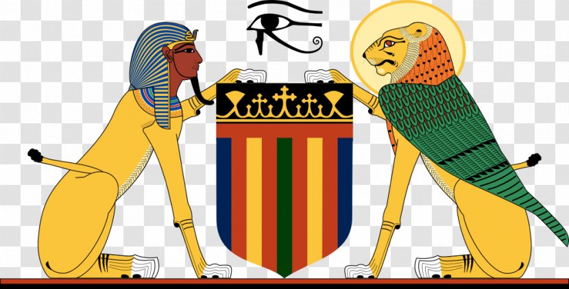 Egyptian Coat Of Arms Egypt Coptic Flag - Iraq Background Transparent PNG