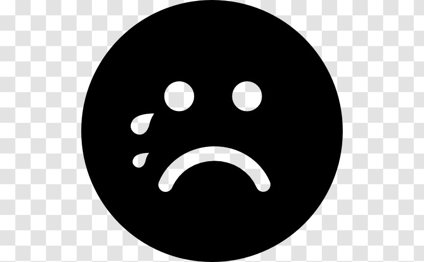 Emoticon Crying Smiley Face With Tears Of Joy Emoji - Head Transparent PNG