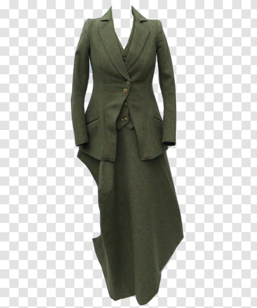 Overcoat Tweed Waistcoat Jacket Formal Wear - Lapel Transparent PNG