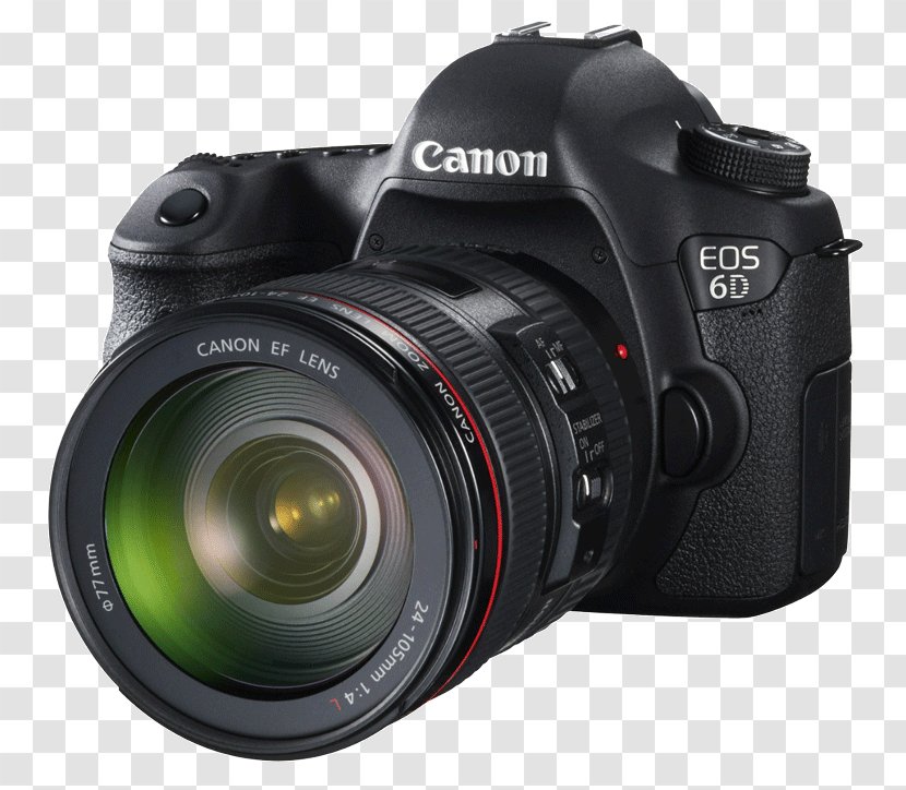 Canon EOS 6D Mark II EF 24–105mm Lens Mount 5D - Eos 6d Ii - Camera Transparent PNG