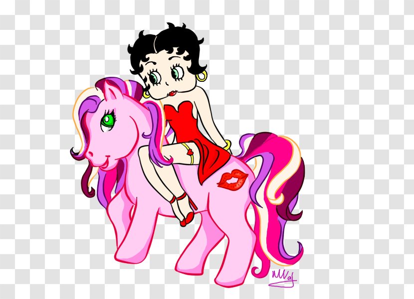 Pony Betty Boop Cartoon - Silhouette - Wath Transparent PNG