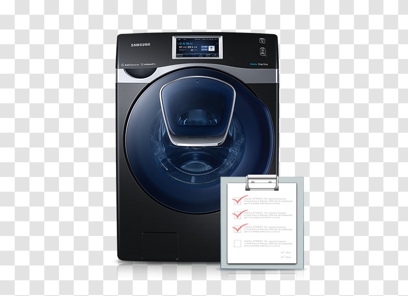 Washing Machines Samsung Clothes Dryer LG Corp - Machine Appliances Transparent PNG