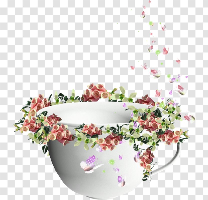 Flowering Tea Blog Cup Transparent PNG