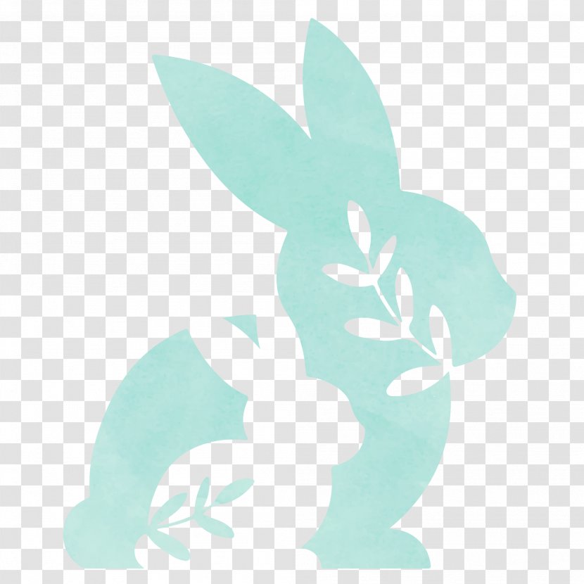 Hare Turquoise Tail - Plant - Little Rabbit Transparent PNG