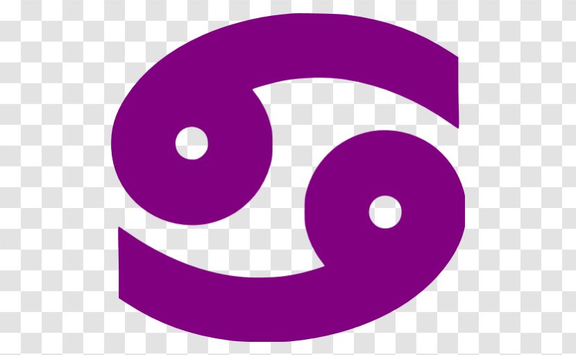 Purple Violet Magenta Circle - Number - Cancer Astrology Transparent PNG