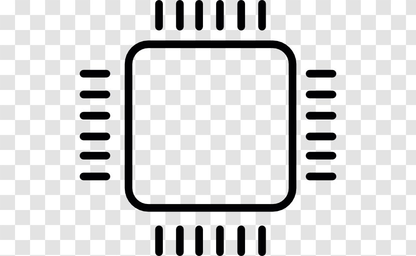 Integrated Circuits & Chips Central Processing Unit - Black - Chip Transparent PNG