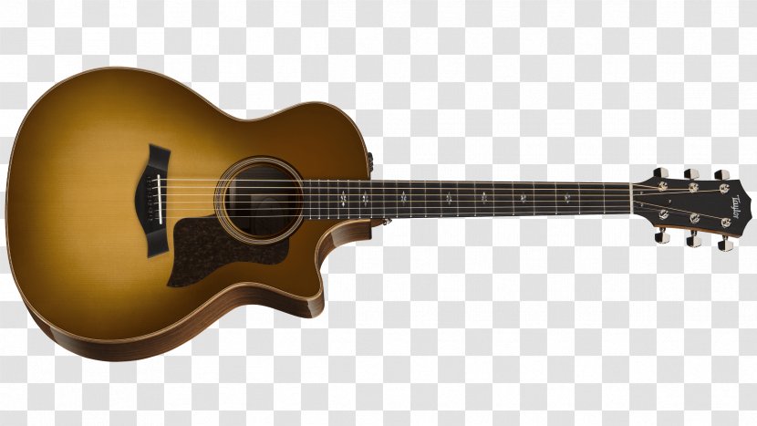 Taylor Guitars Acoustic Guitar Acoustic-electric Dreadnought - Flower - Sunburst Transparent PNG