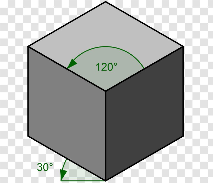 Isometric Projection Graphics In Video Games And Pixel Art Cube Drawing - Edge - Perspective Transparent PNG