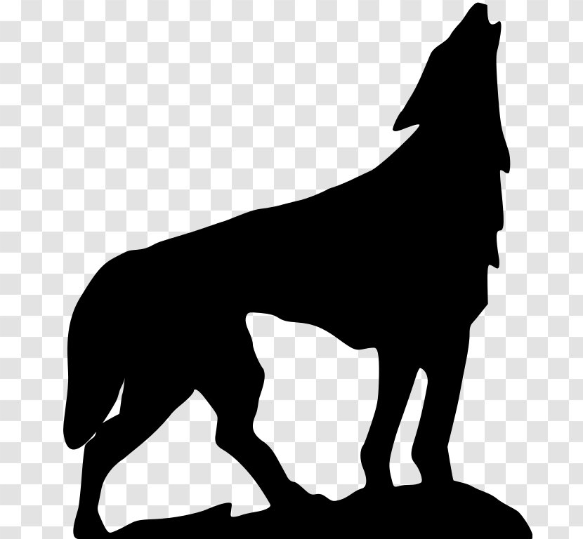 Dog Clip Art - Monochrome Photography - Howling Vector Transparent PNG