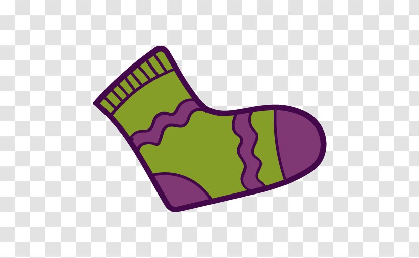 Product Design Clip Art Purple - Violet - Socks Icon Transparent PNG