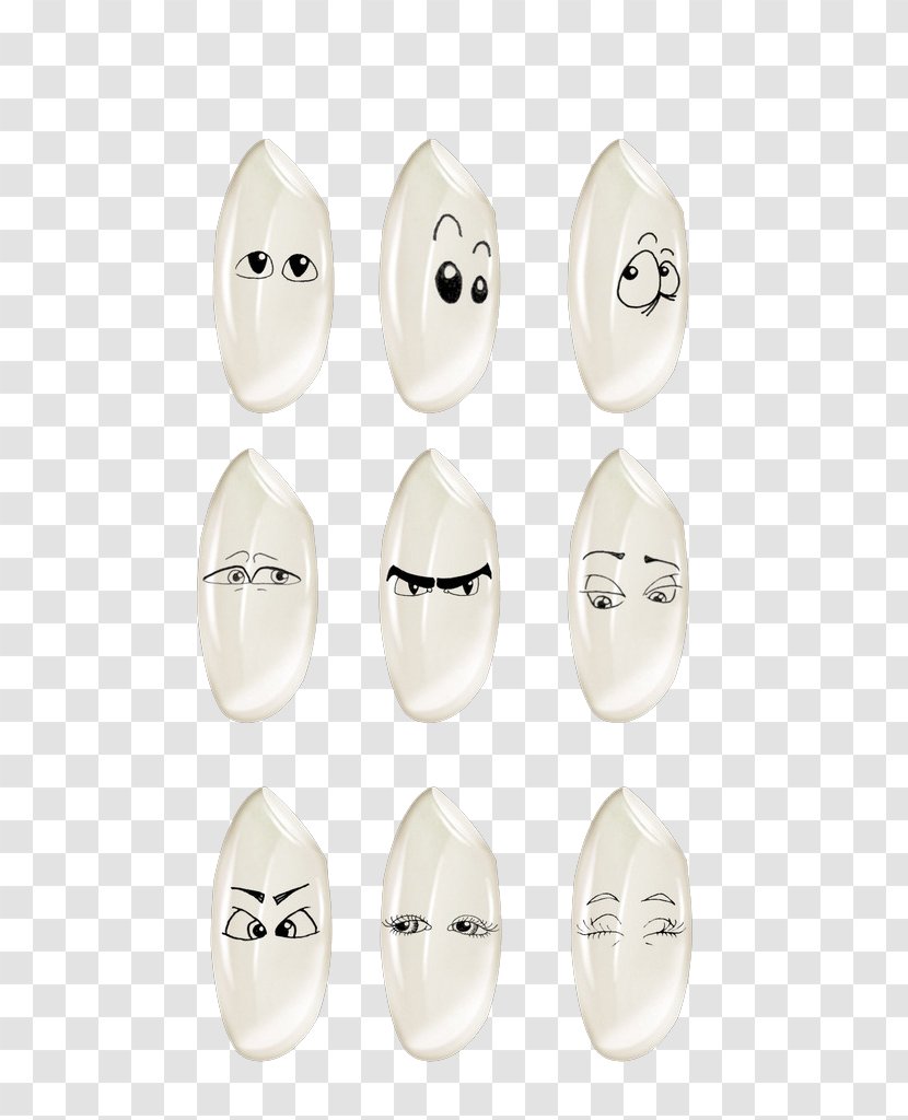 Rice - Grain - White Expression Transparent PNG
