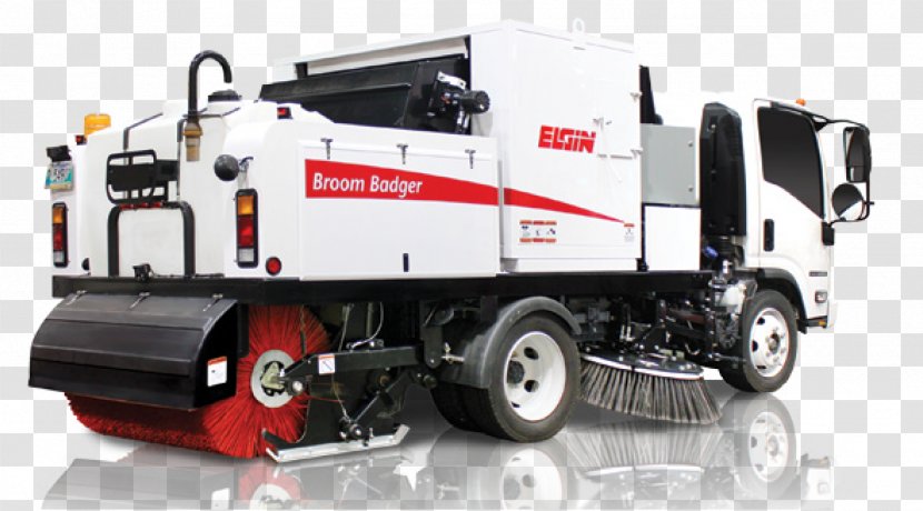 Street Sweeper Car Broom Truck - Elgin Transparent PNG