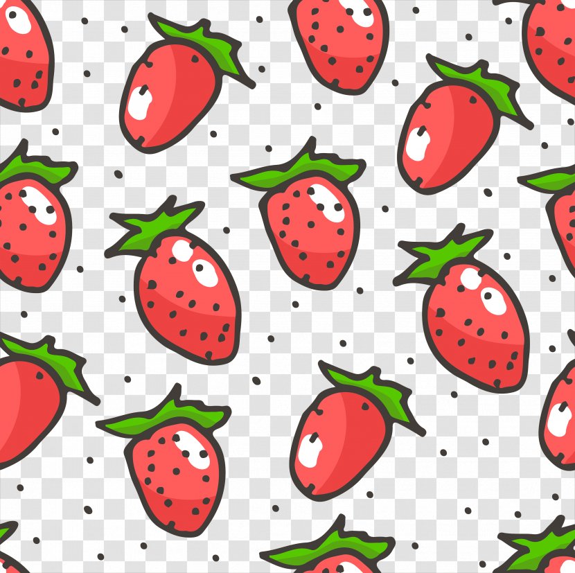 Strawberry Illustration - Food - Vector Transparent PNG