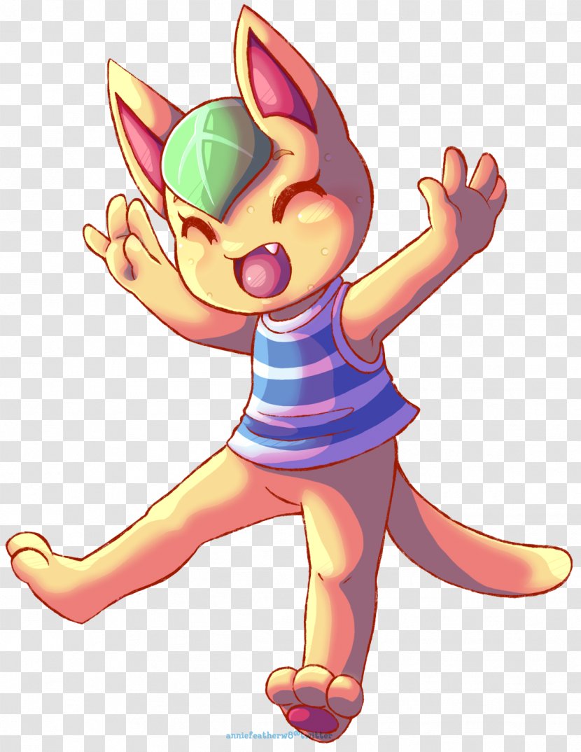 Drawing Fan Art Animal Crossing Character - Cartoon - Tangy Transparent PNG