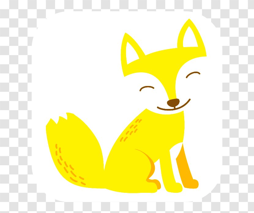 Fennec Fox Red Cartoon Yellow - Kit - Tail Transparent PNG