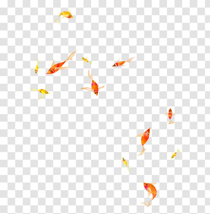 Goldfish Sea Sticker Ocean - Pollinator - Fish Transparent PNG