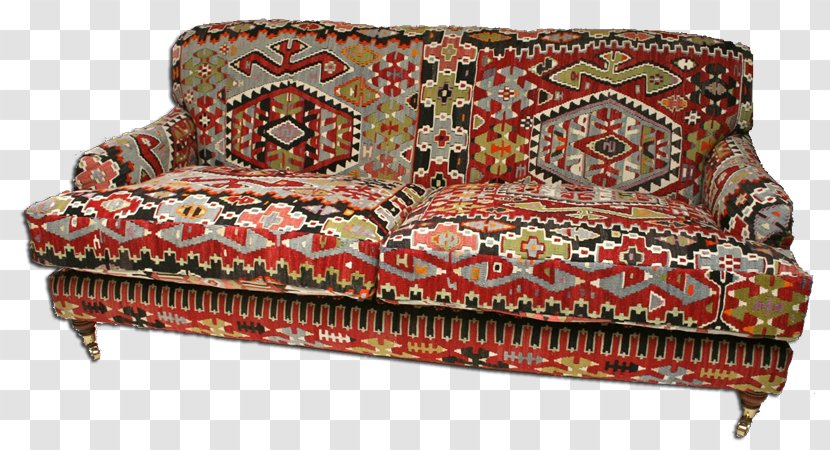 Loveseat Sofa Bed Couch Kilim Carpet - Bohemian Gypsy Curtains Transparent PNG