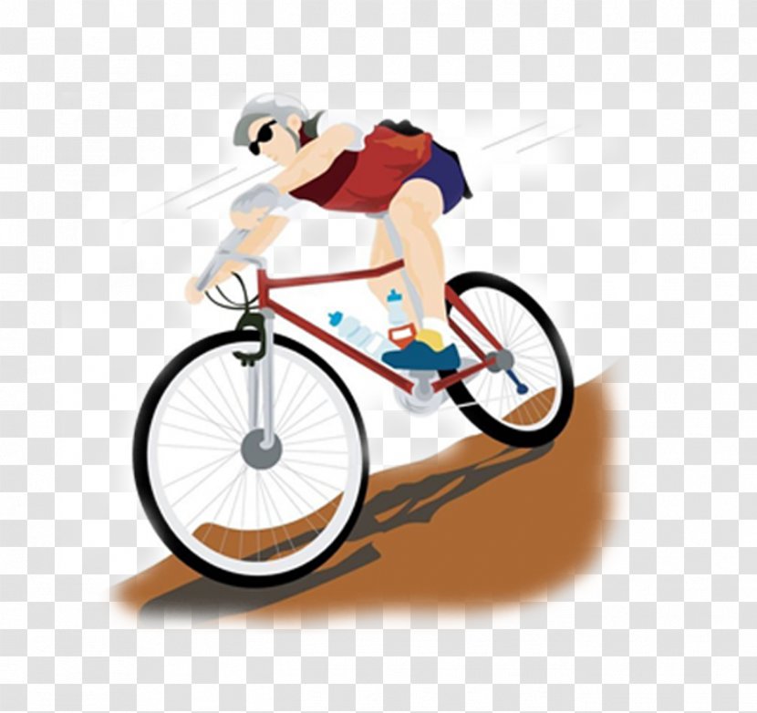 Bicycle Cycling Drawing Illustration - Bmx Bike Transparent PNG